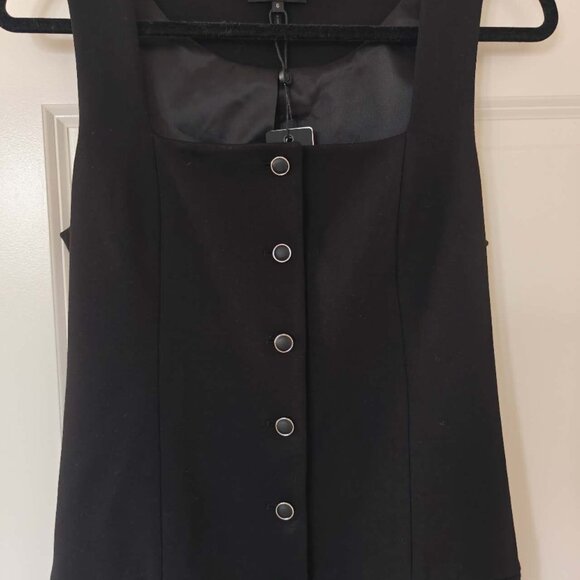 NWT rag & bone Marianna Button-Front Mini Dress - Picture 8 of 9